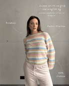 Gestreifter Pastell Pullover mit Rundhals - Switch - Fashion
