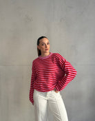 Gestreifter Pullover mit Rundhals - Switch - Fashion