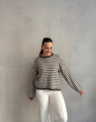 Gestreifter Pullover mit Rundhals - Switch - Fashion