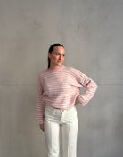 Gestreifter Pullover mit Rundhals - Switch - Fashion