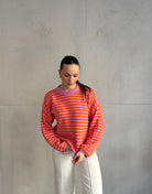 Gestreifter Pullover mit Rundhals - Switch - Fashion