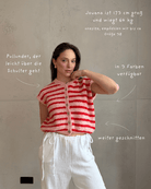 Gestreifter Pullunder mit Knöpfen & Übergeschnittener Schulter - Switch - Fashion