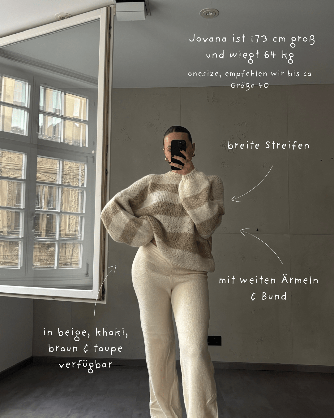 Gestreifter Strickpullover - Switch - Fashion