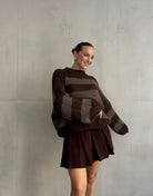 Gestreifter Strickpullover - Switch - Fashion