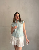 Gestreifter Zip - Pullunder - Switch - Fashion