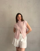 Gestreifter Zip - Pullunder - Switch - Fashion