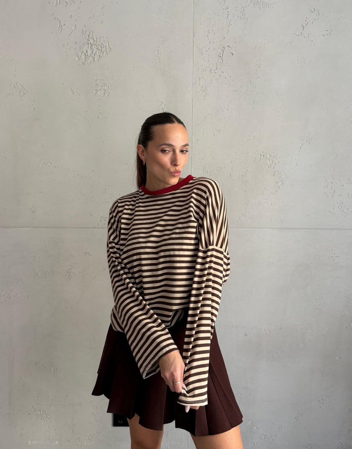 Gestreiftes Basic Longsleeve Shirt - Switch-Fashion