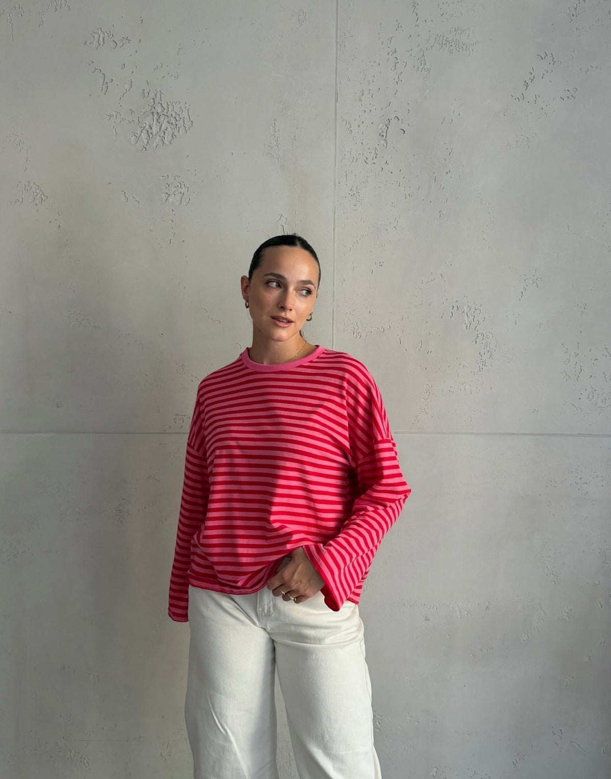 Gestreiftes Basic Longsleeve Shirt - Switch-Fashion