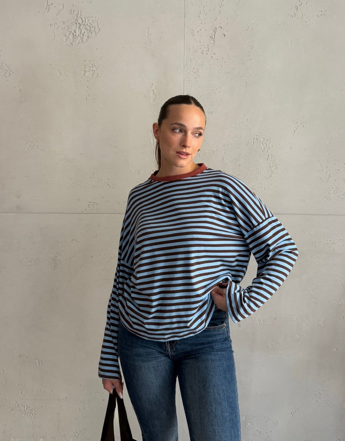 Gestreiftes Basic Longsleeve Shirt - Switch-Fashion