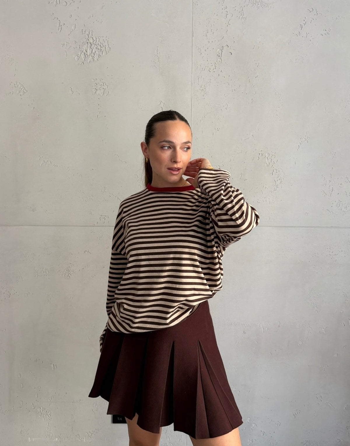 Gestreiftes Basic Longsleeve Shirt - Switch-Fashion