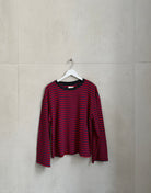 Gestreiftes Basic Longsleeve Shirt mit weitem Arm - Switch - Fashion