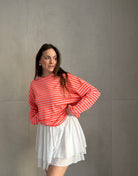 Gestreiftes Sweatshirt mit Langarm und Rundhals - Switch - Fashion