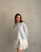 Gestreiftes Sweatshirt mit Langarm und Rundhals - Switch - Fashion