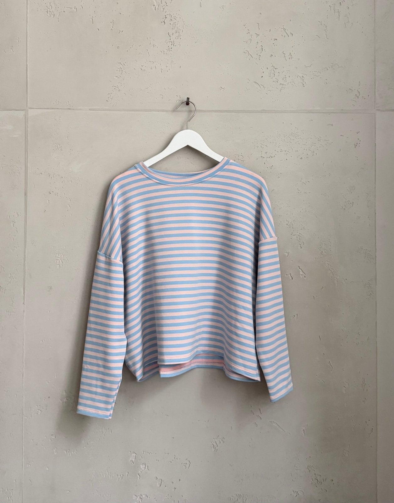 Gestreiftes Sweatshirt mit Langarm und Rundhals - Switch - Fashion