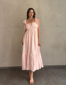 Gestuftes Musselin Kleid mit Rüschen - Switch - Fashion