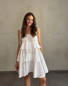 Gestuftes Musselinkleid - Switch - Fashion