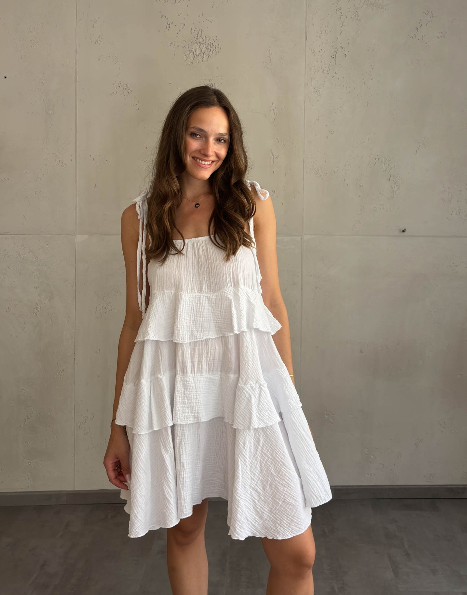 Gestuftes Musselinkleid - Switch - Fashion