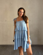 Gestuftes Musselinkleid - Switch - Fashion