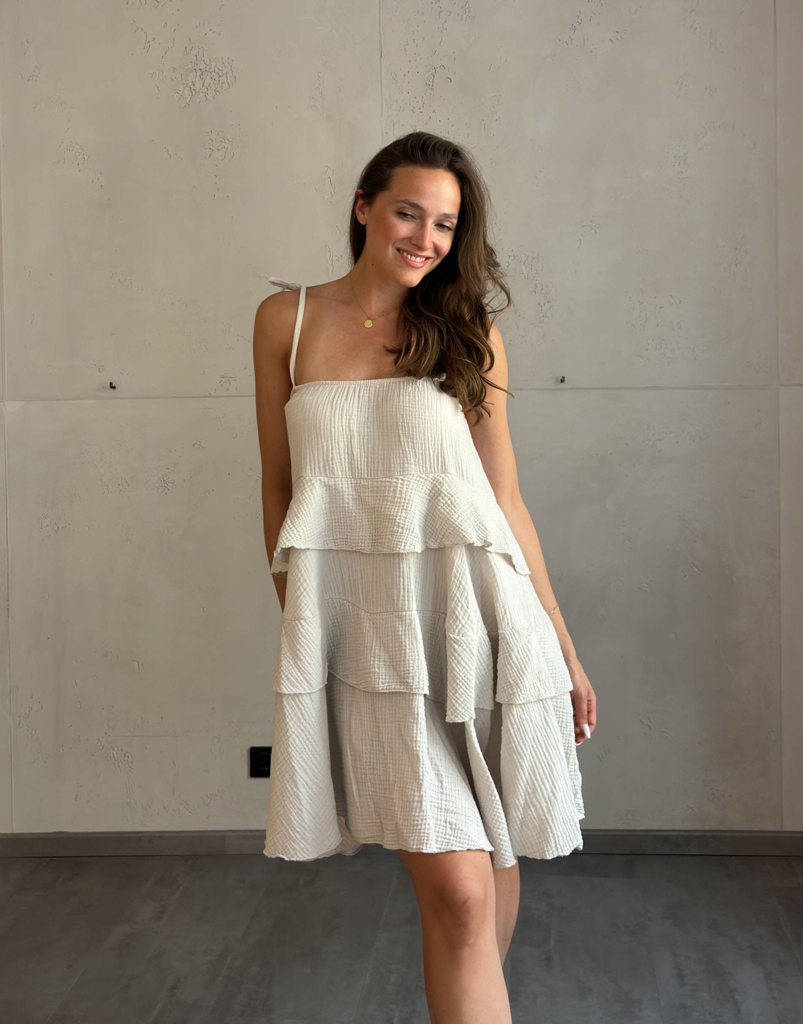 Gestuftes Musselinkleid - Switch - Fashion