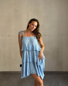 Gestuftes Musselinkleid - Switch - Fashion