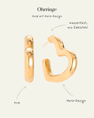 Great Heart Hoop Edelstahl Ohrringe – Das ultimative Statement - Piece - Switch - Fashion