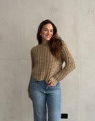 Grobstrick Pullover mit Wolle