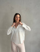 Hemdbluse aus 100% Baumwolle mit Brusttasche - Switch - Fashion