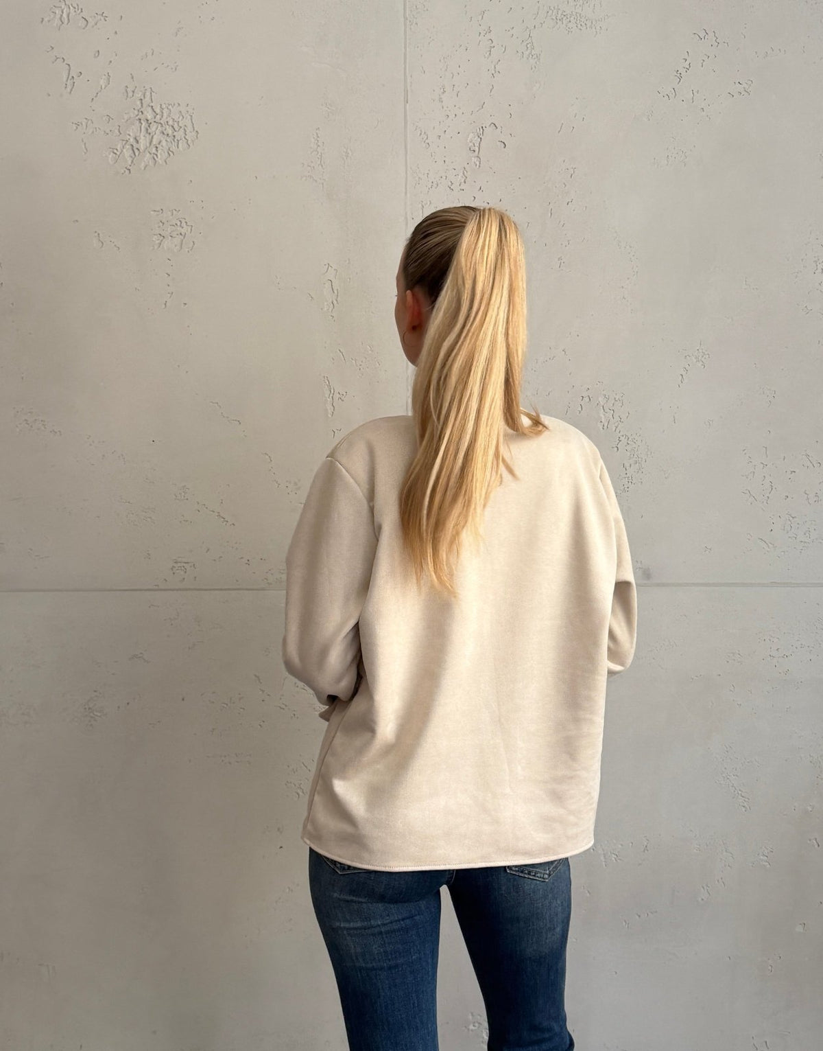 Jacke im Suede-Look mit Frog-Buttons - Switch-Fashion