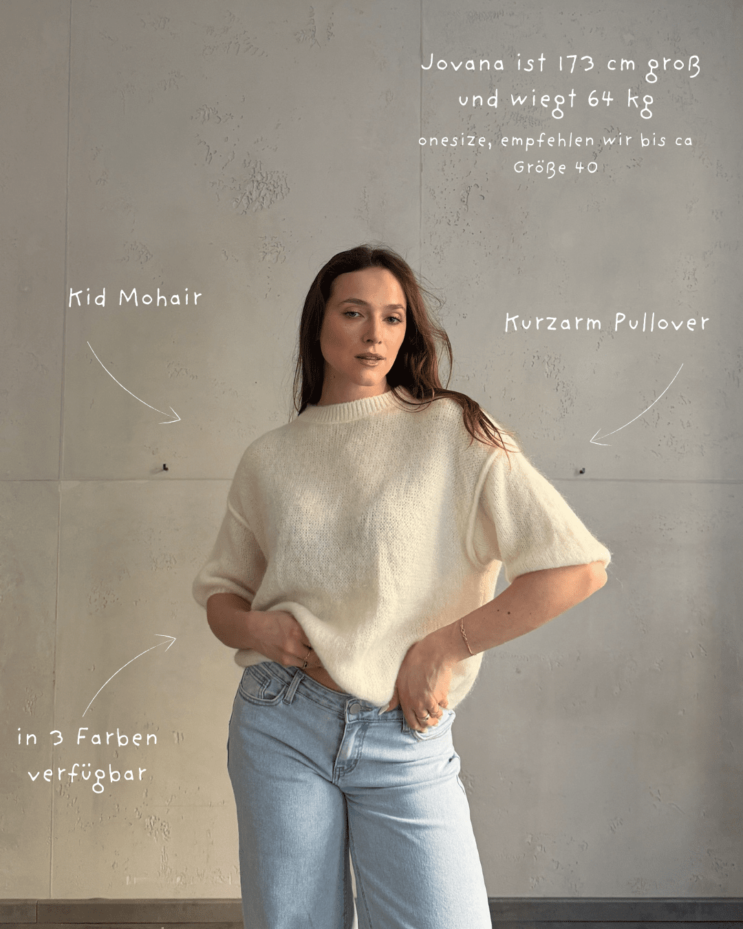 Kid Mohair Kurzarm Pullover - Switch - Fashion