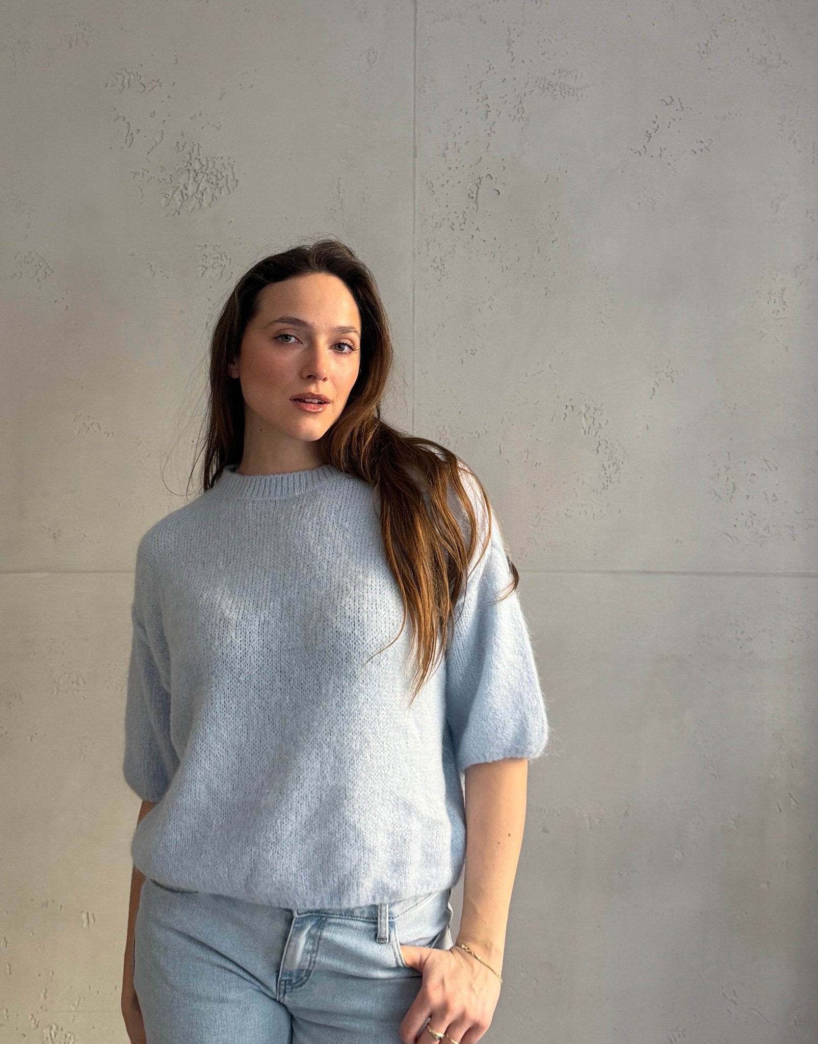 Kid Mohair Kurzarm Pullover - Switch - Fashion