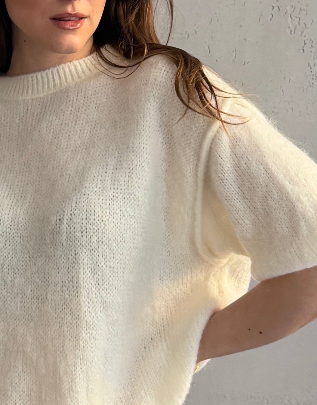 Kid Mohair Kurzarm Pullover - Switch - Fashion