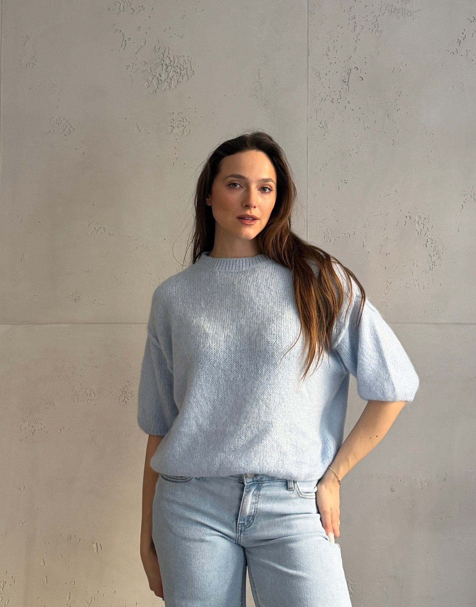 Kid Mohair Kurzarm Pullover - Switch - Fashion