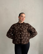 Kurze Leo Strickjacke mit goldenen Knöpfen - Switch - Fashion