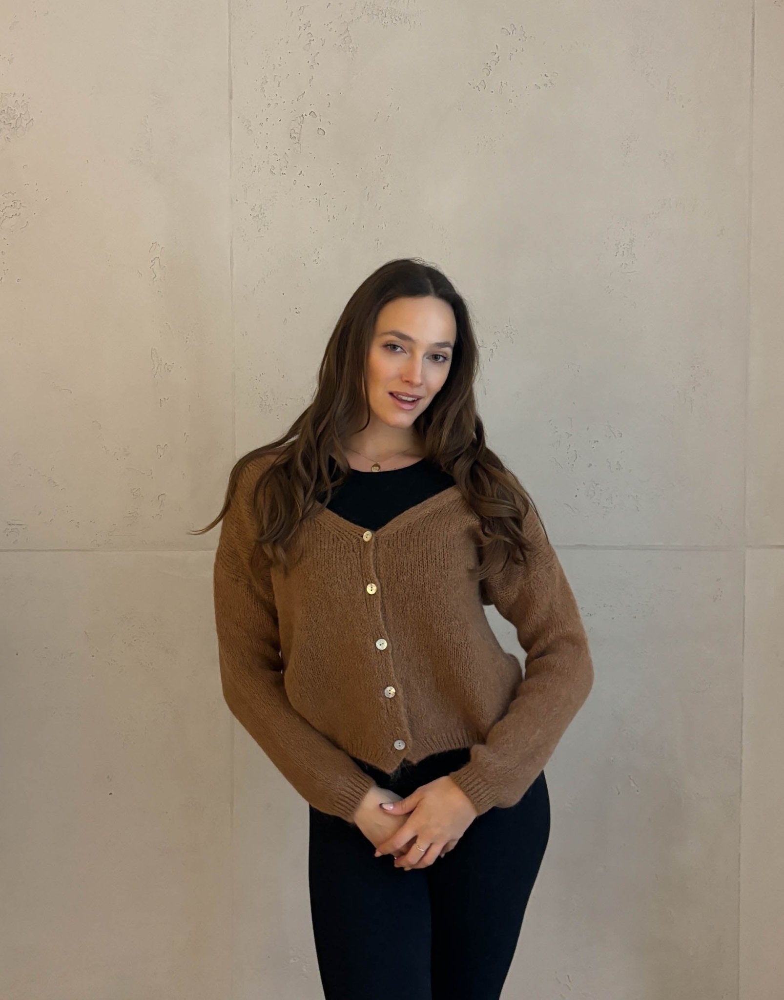 Kurze Mohair Strickjacke - Farbpalette