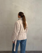 Kurzer Trenchcoat mit Stehkragen - Switch-Fashion