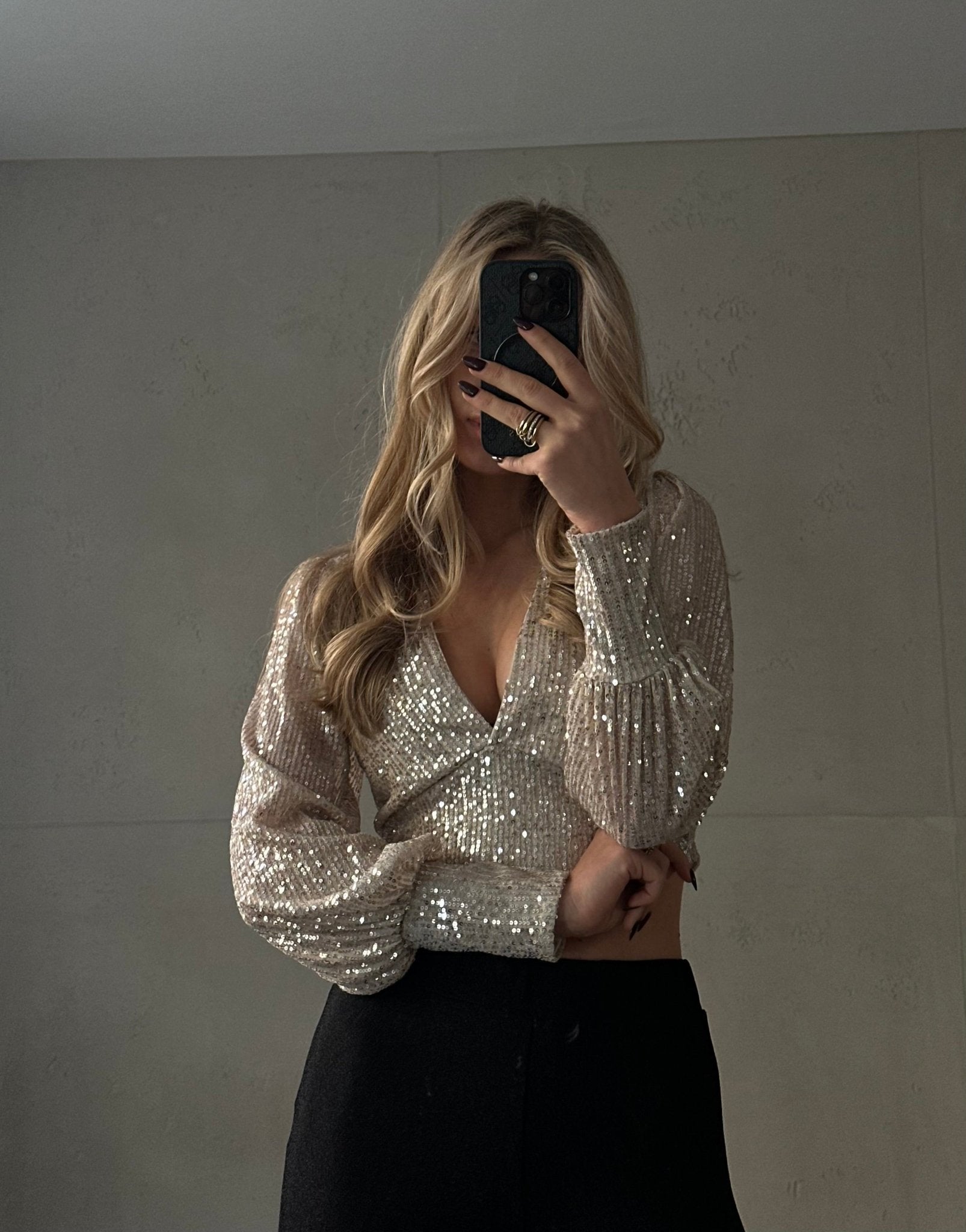 Kurzes Paillettenoberteil - Switch - Fashion