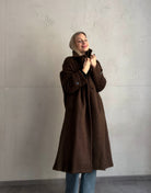 Langer Oversized Wintermantel in Wolloptik - Switch - Fashion