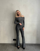 Leggings mit Lurex und Schlag - Switch - Fashion