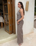 Leinen Pants – Loose Fit, Gummibund, 100% Leinen - Switch-Fashion