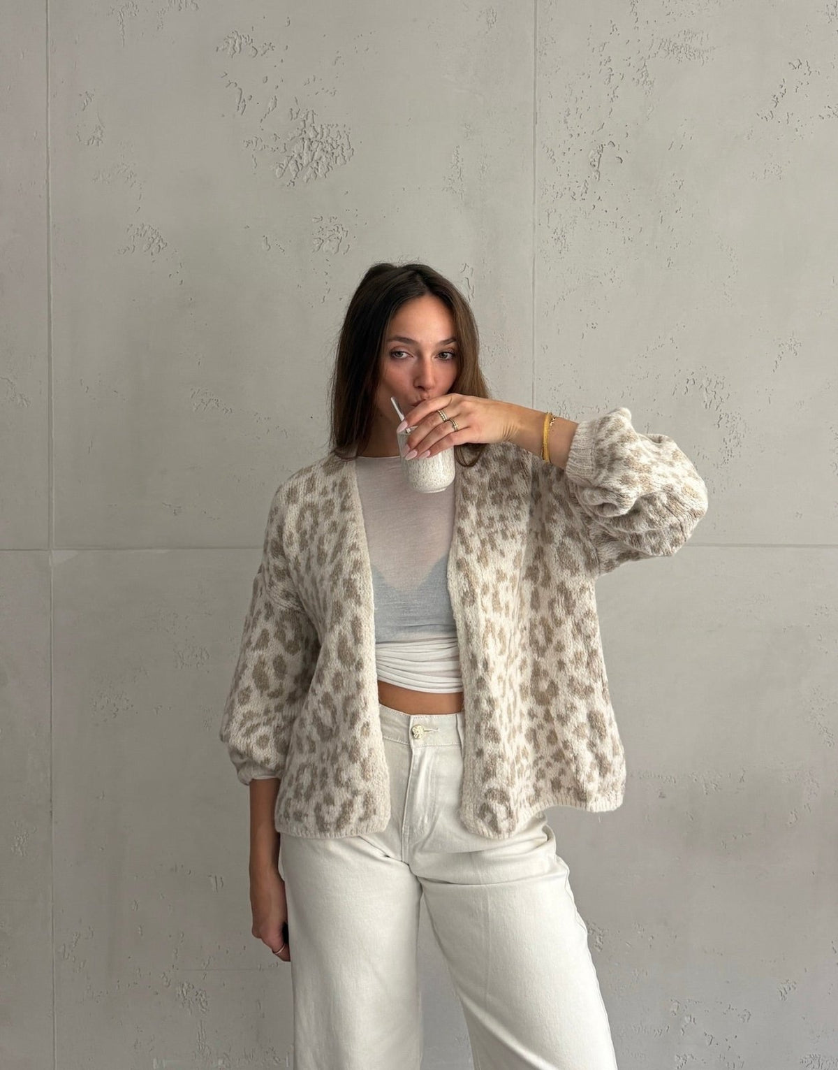 Leo Cardigan ohne Verschluss - Switch-Fashion