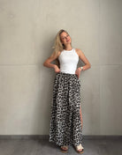 Leo Musselin Maxirock mit Cut - Out – 100% Baumwolle, nicht transparent - Switch - Fashion