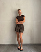 Leo Musselin Shorts – 100% Baumwolle - Switch-Fashion