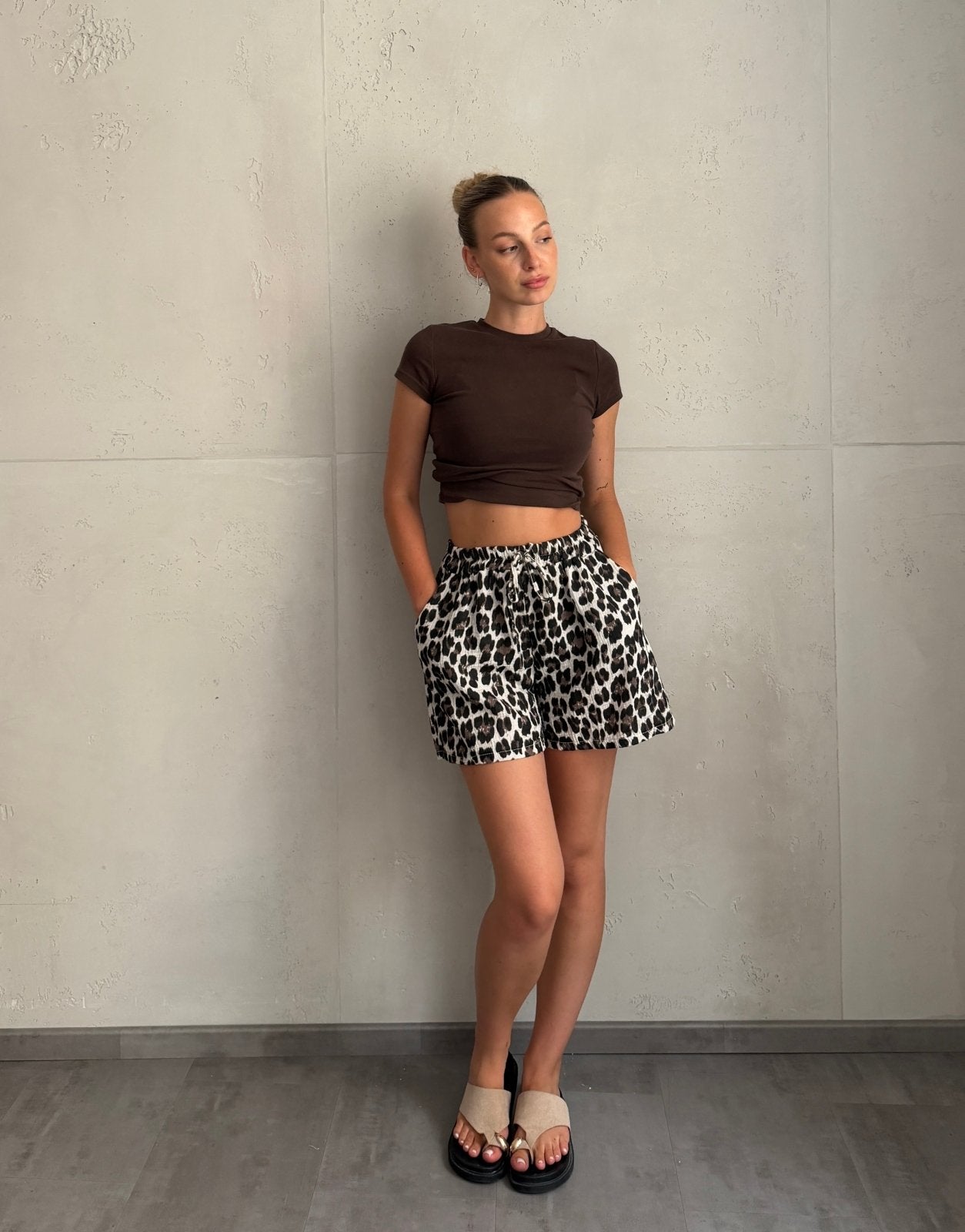 Leo Musselin Shorts – 100% Baumwolle - Switch-Fashion