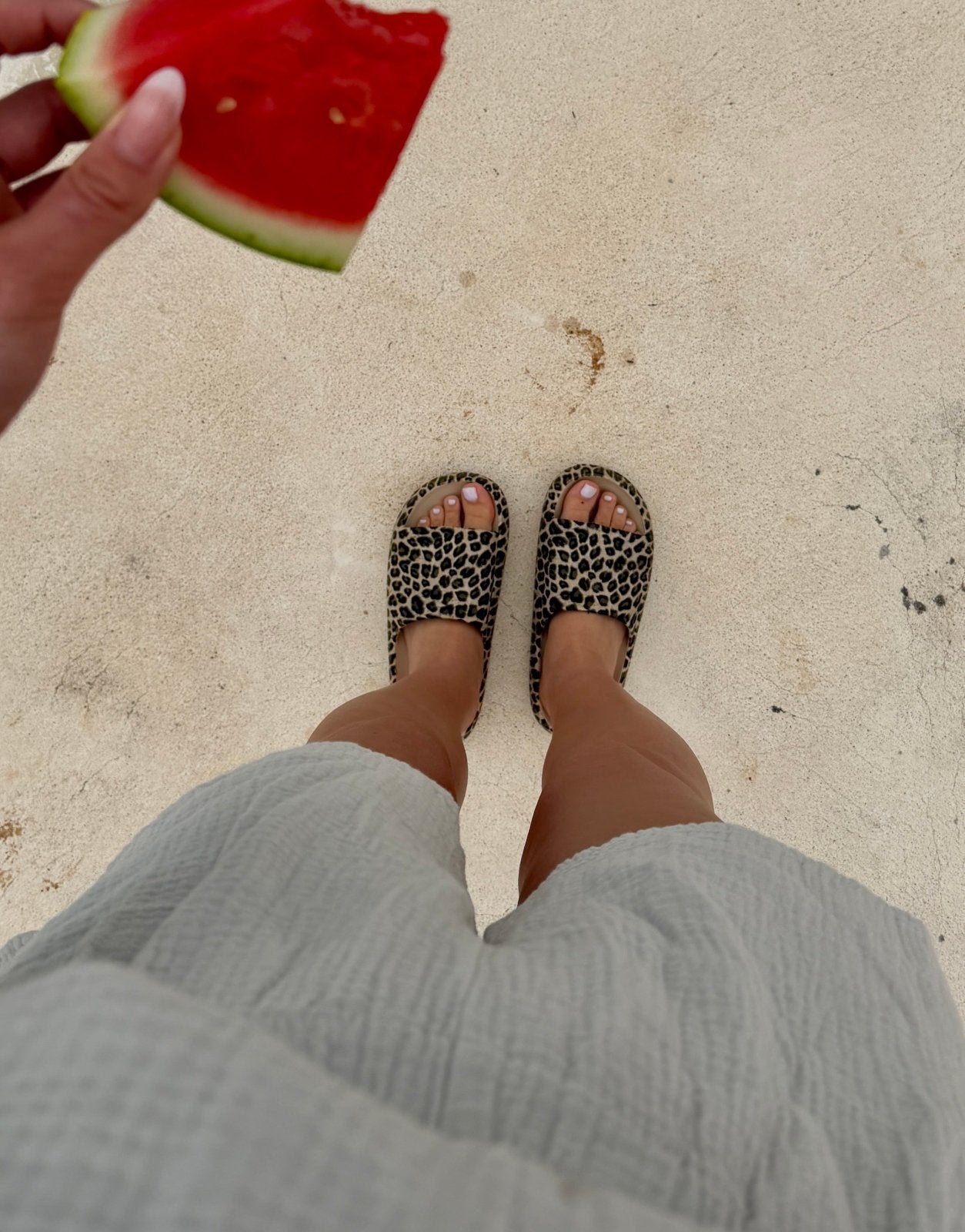 Leo Slides – Animal Print, Gummi, zwei Farben - Switch-Fashion