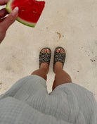 Leo Slides – Animal Print, Gummi, zwei Farben - Switch-Fashion