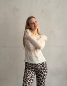 Luxury Basic: Longsleeve mit Cashmere - Blend - Switch - Fashion