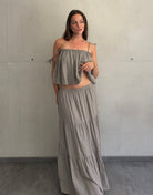 Maxi Rock aus Baumwolle – Sommerliebling mit Stufendesign - Switch-Fashion