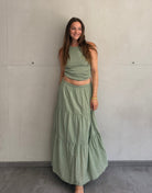 Maxi Rock aus Baumwolle – Sommerliebling mit Stufendesign - Switch-Fashion