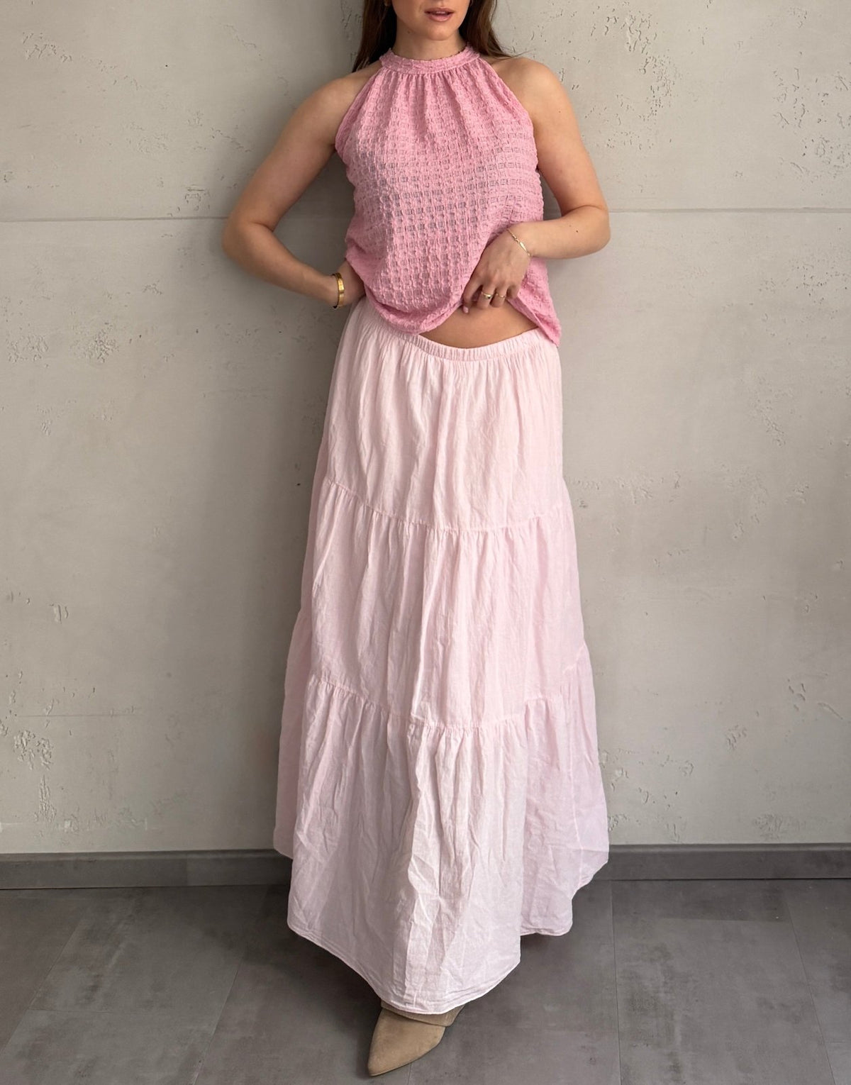 Maxi Rock aus Baumwolle – Sommerliebling mit Stufendesign - Switch - Fashion