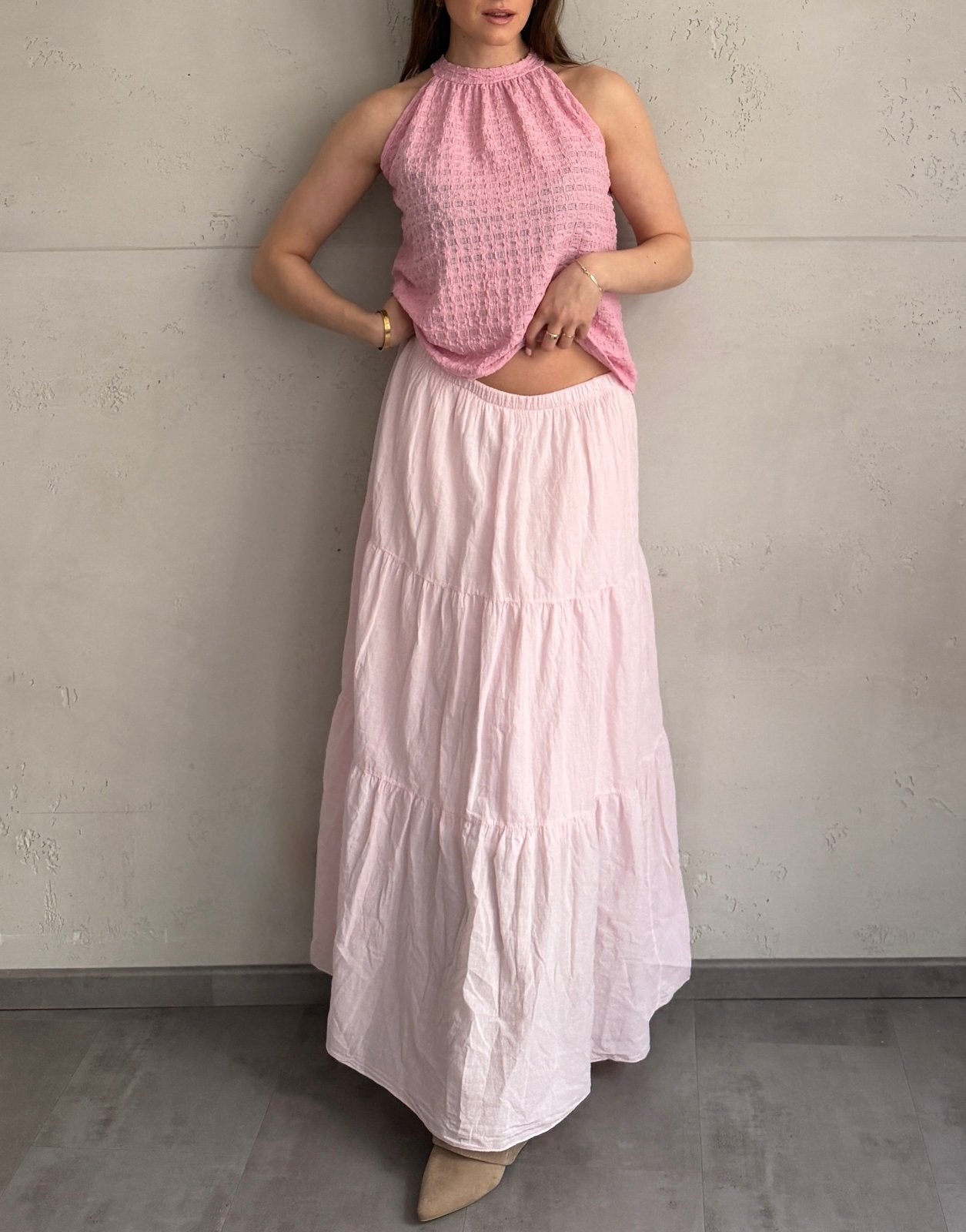 Maxi Rock aus Baumwolle – Sommerliebling mit Stufendesign - Switch - Fashion
